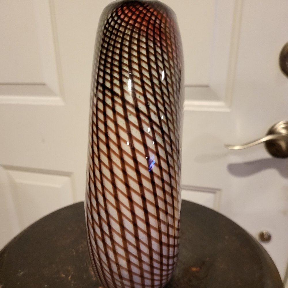 Mezza Filigrana Glass Vase by Arte Vetraria Muranese - Picture 3 of 11